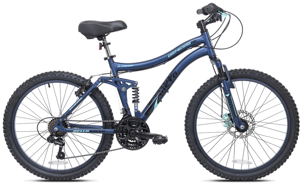 Blue Full Suspension Mountain Bike E61790