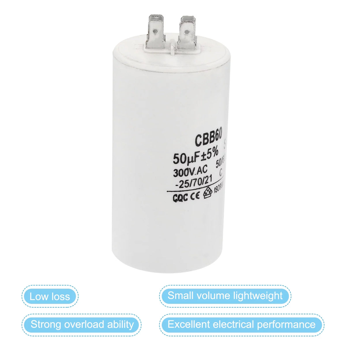 50uF Running Capacitor 2 Pack J25180