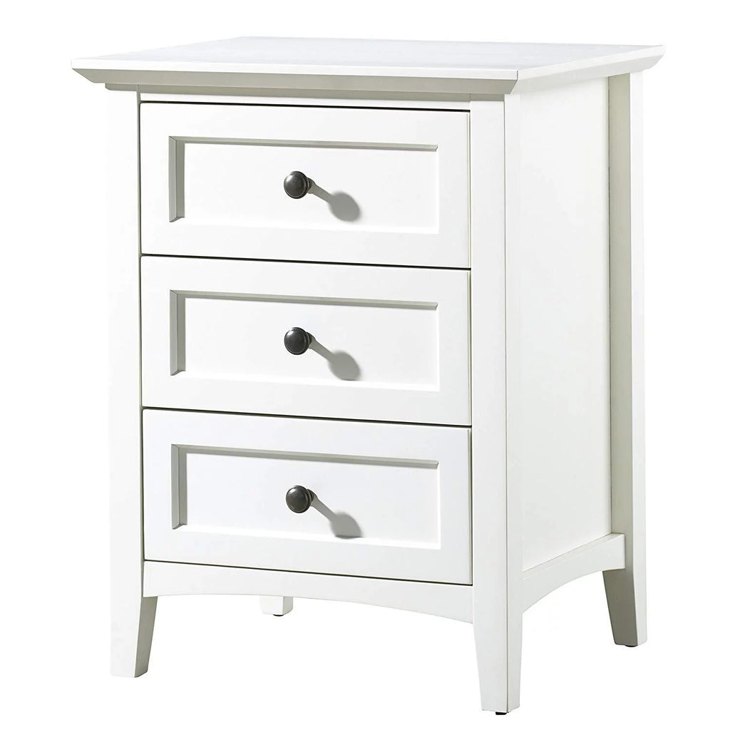 White Mahogany Nightstand T96019