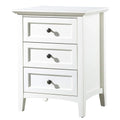 White Mahogany Nightstand T96019