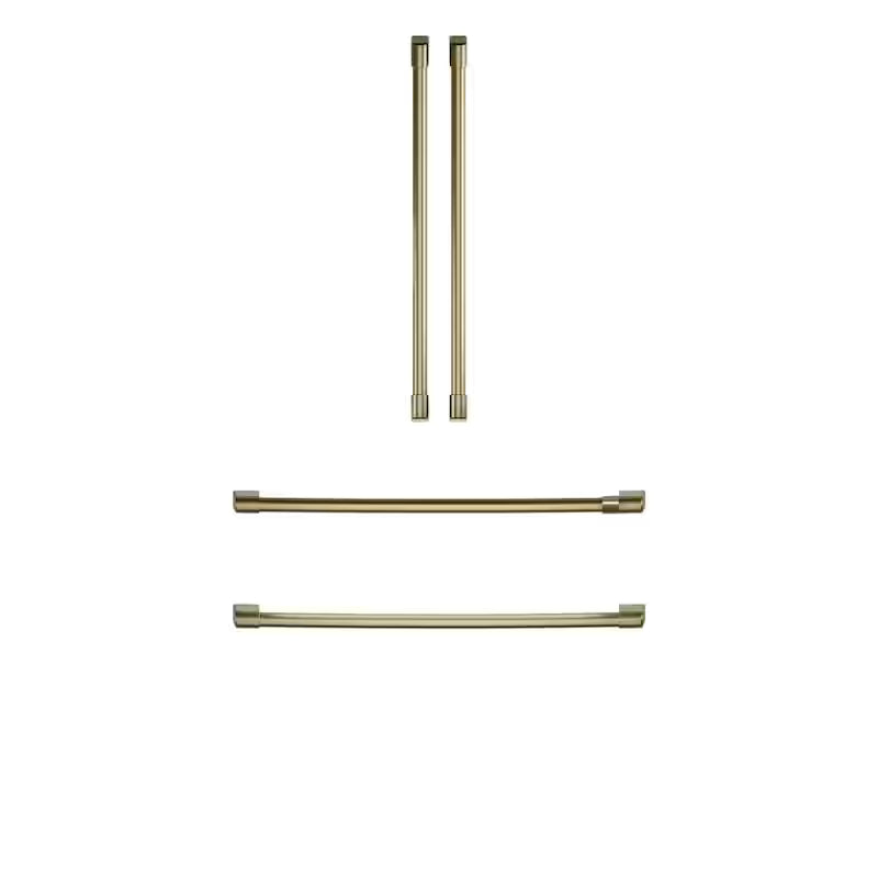 Brushed Brass Refrigerator Handle Kit O653