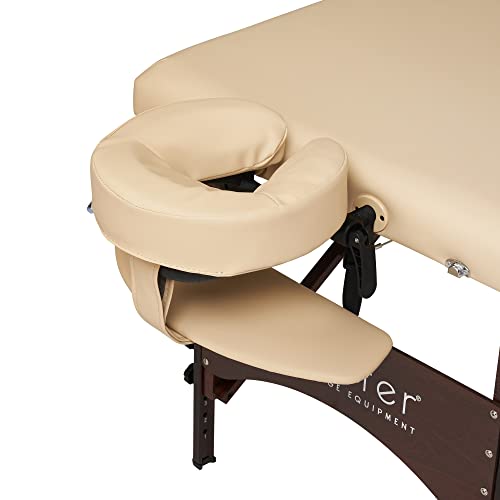 28" Portable Massage Table with Walnut Legs G695