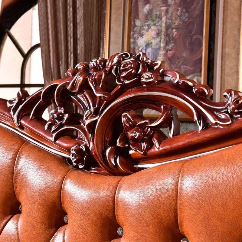 4-Piece Leather Bedroom Furniture Set X7489
