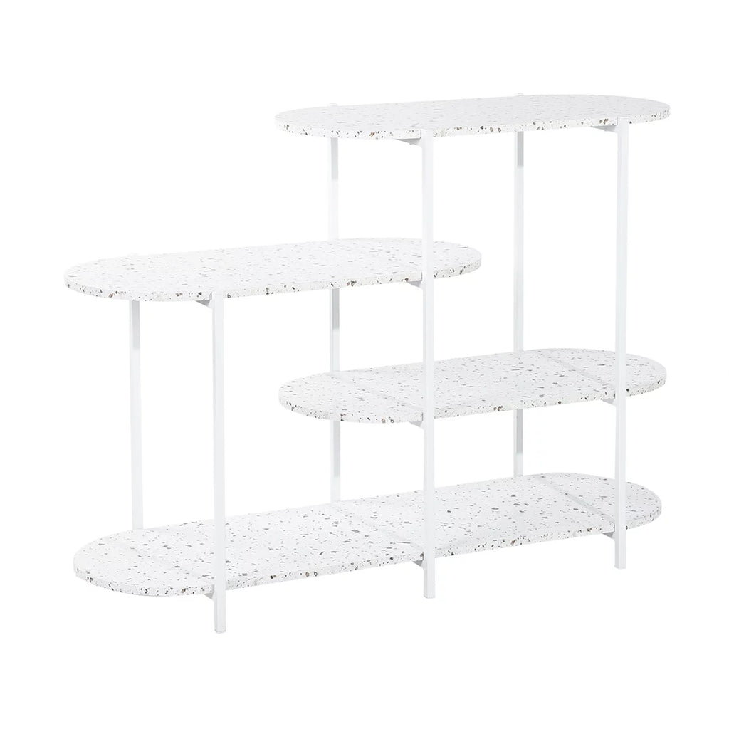 4-Tier Marble White Storage Shelf Z1587