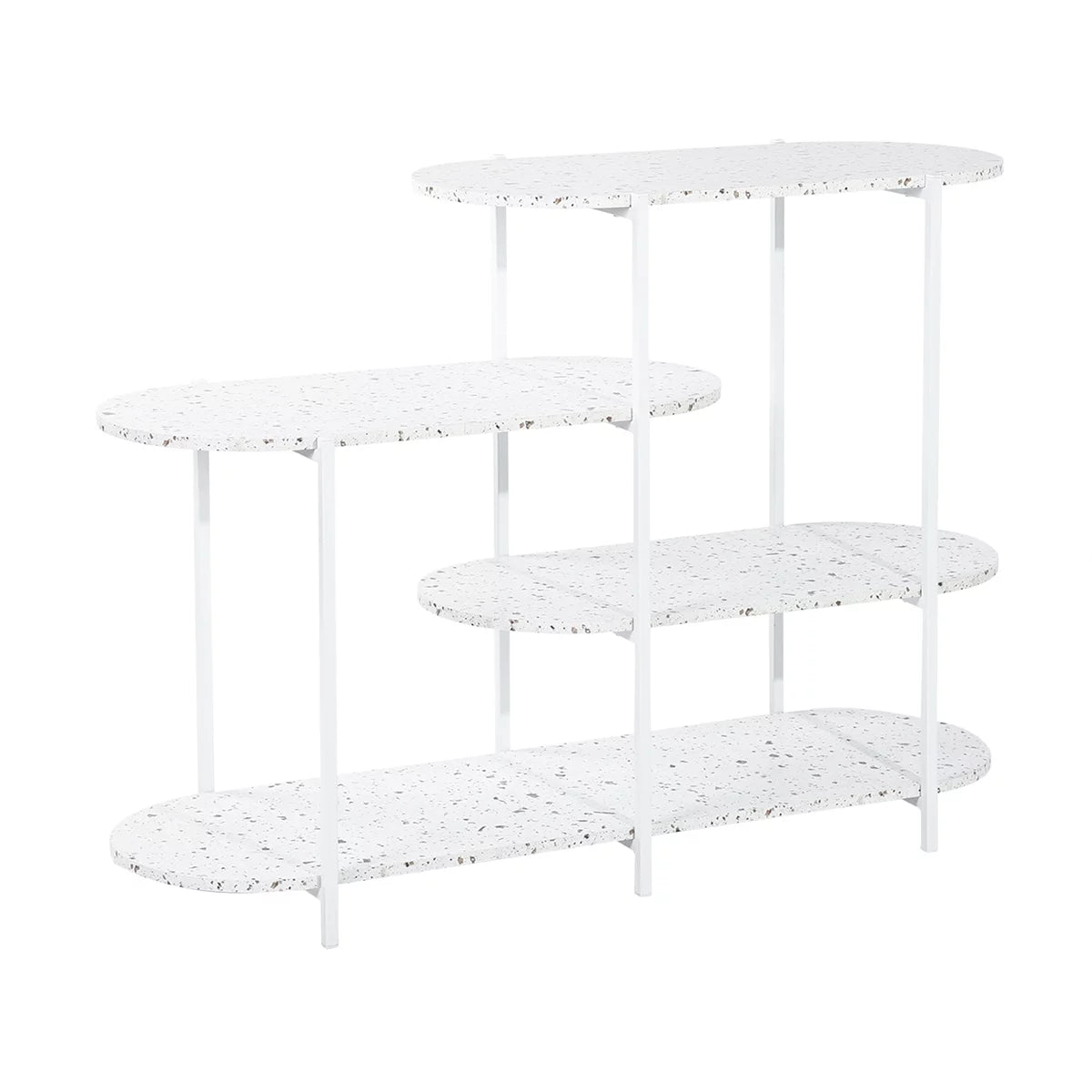 4-Tier Marble White Storage Shelf Z1587