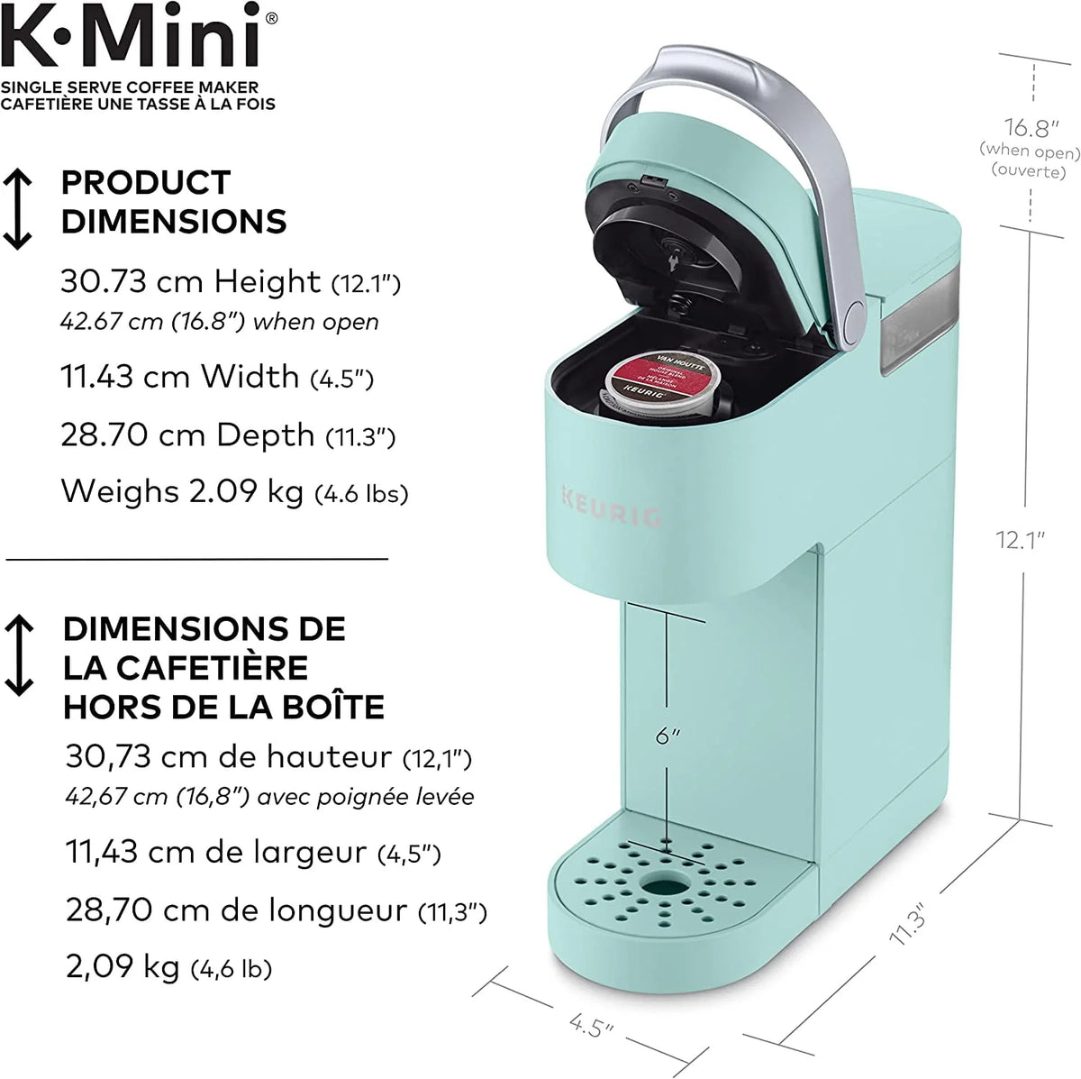 Single Serve K-Cup Pod Coffee Maker M533244