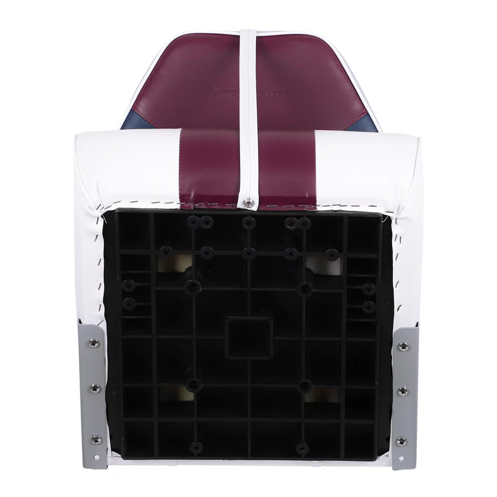 White Burgundy Navy Folding Boat Seat F9543