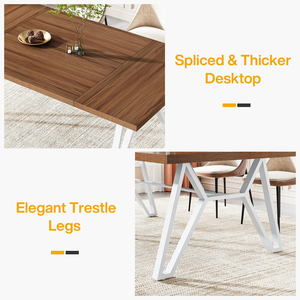 70-In Rectangular Wood Dining Table U2822