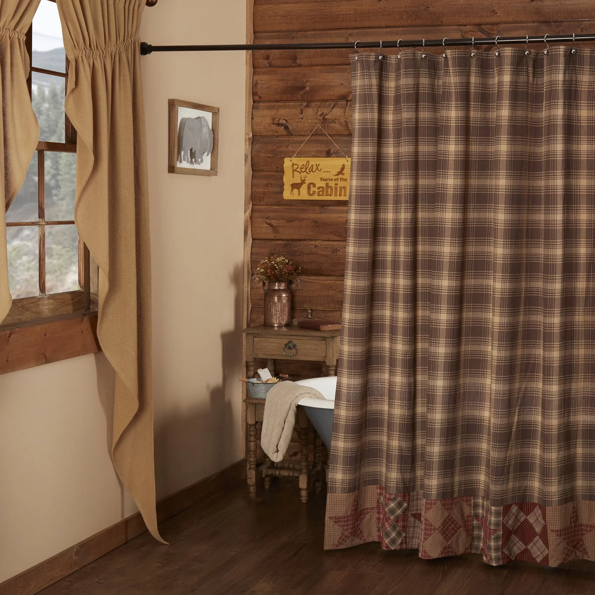 Patchwork Shower Curtain 72x72 Z570