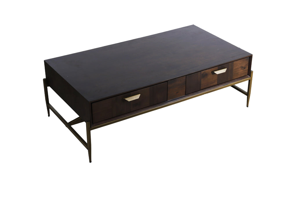 Modern Acacia Brass Coffee Table T478968