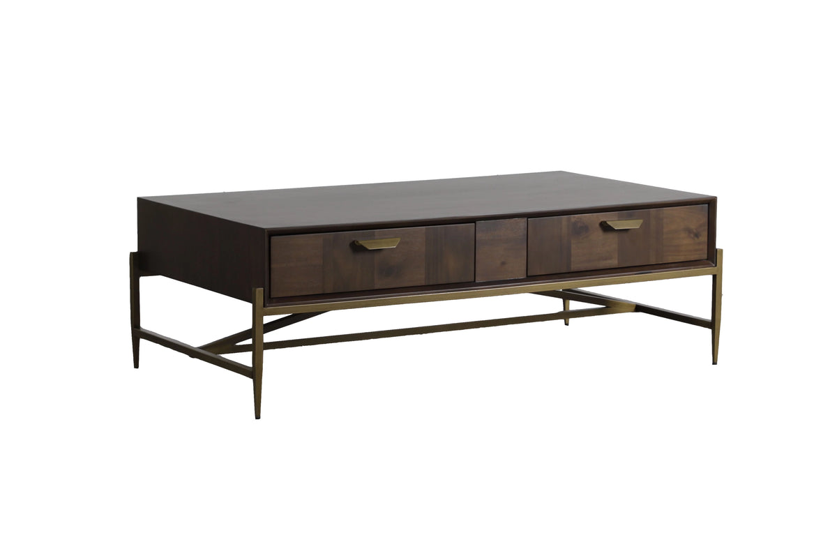 Modern Acacia Brass Coffee Table T478968