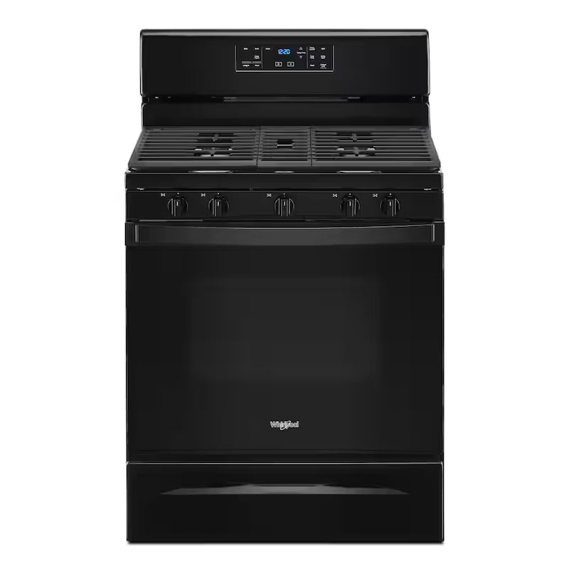 Gas Range with Self Cleaning and Center Oval Burner in Black R4564
