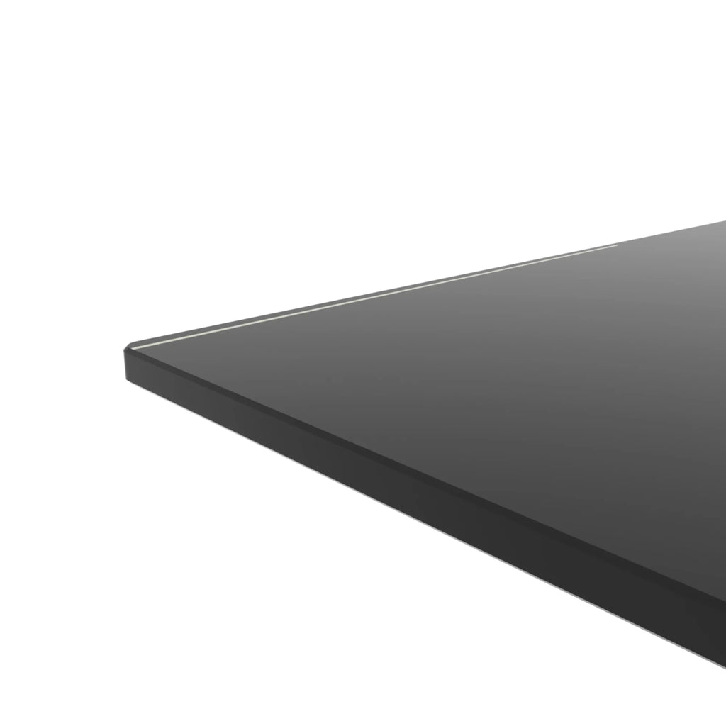 Glass Square Coffee Table Black H6088