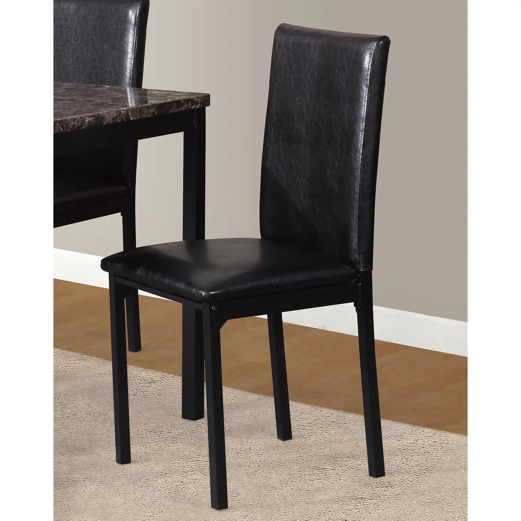 Black Dining Chair Set of 4 X447