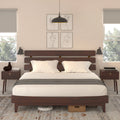 Queen Adjustable Headboard Solid Wood Bed Frame D830