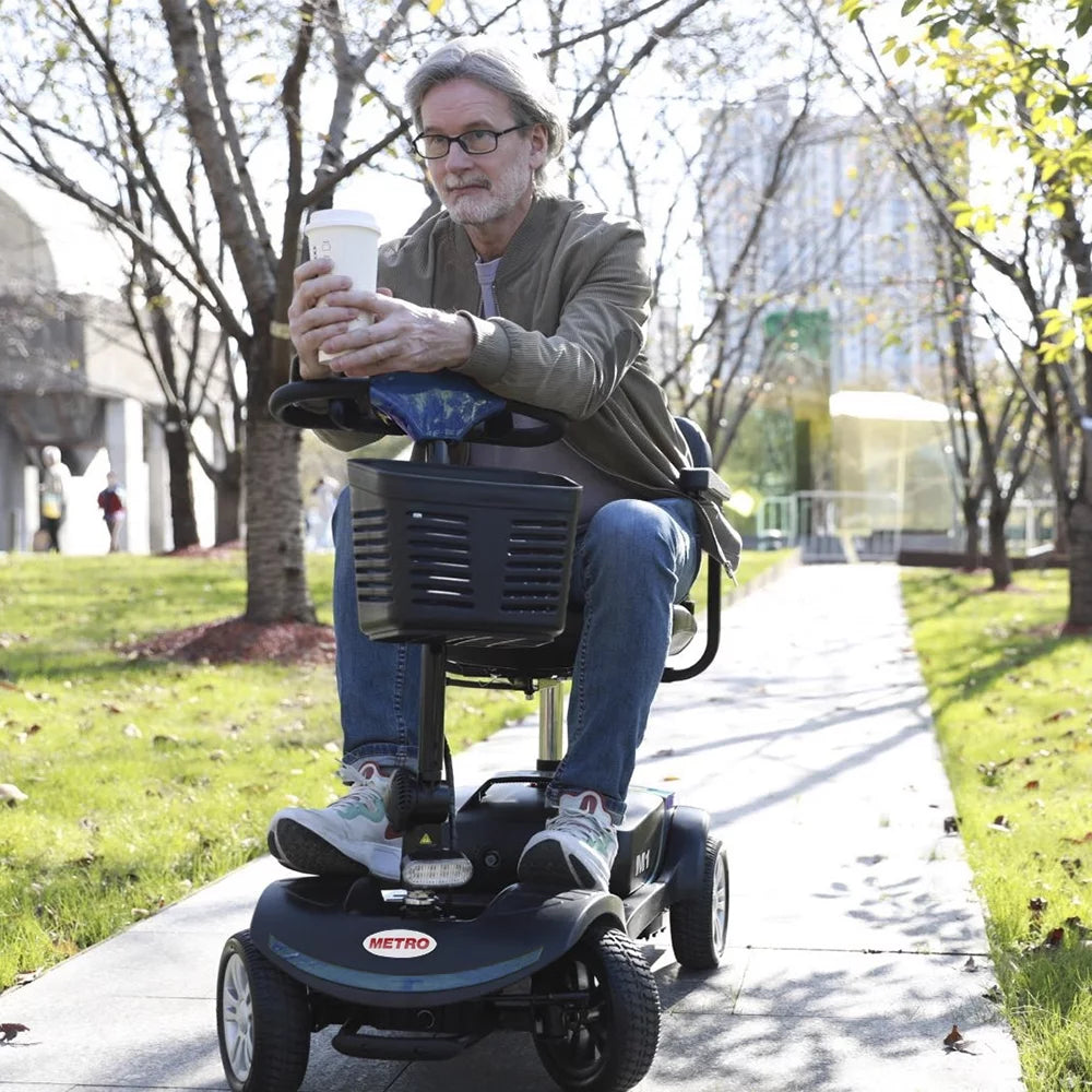Heavy Duty Electric Mobility Scooter with Detachable Basket M675