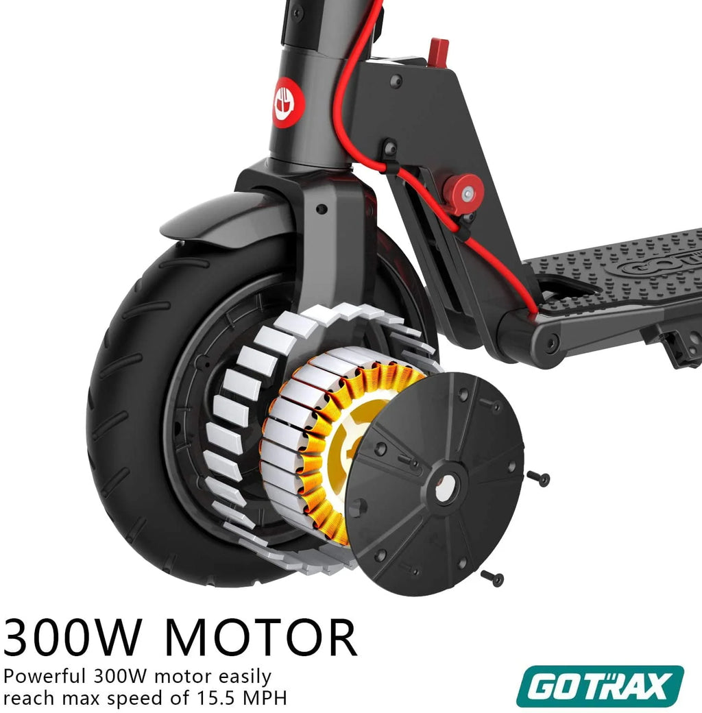 Black 300W 8.5 Tires Foldable Electric Scooter V3200