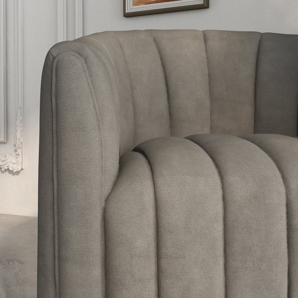 Mid Century Swivel Barrel Sofa Chairs T1335