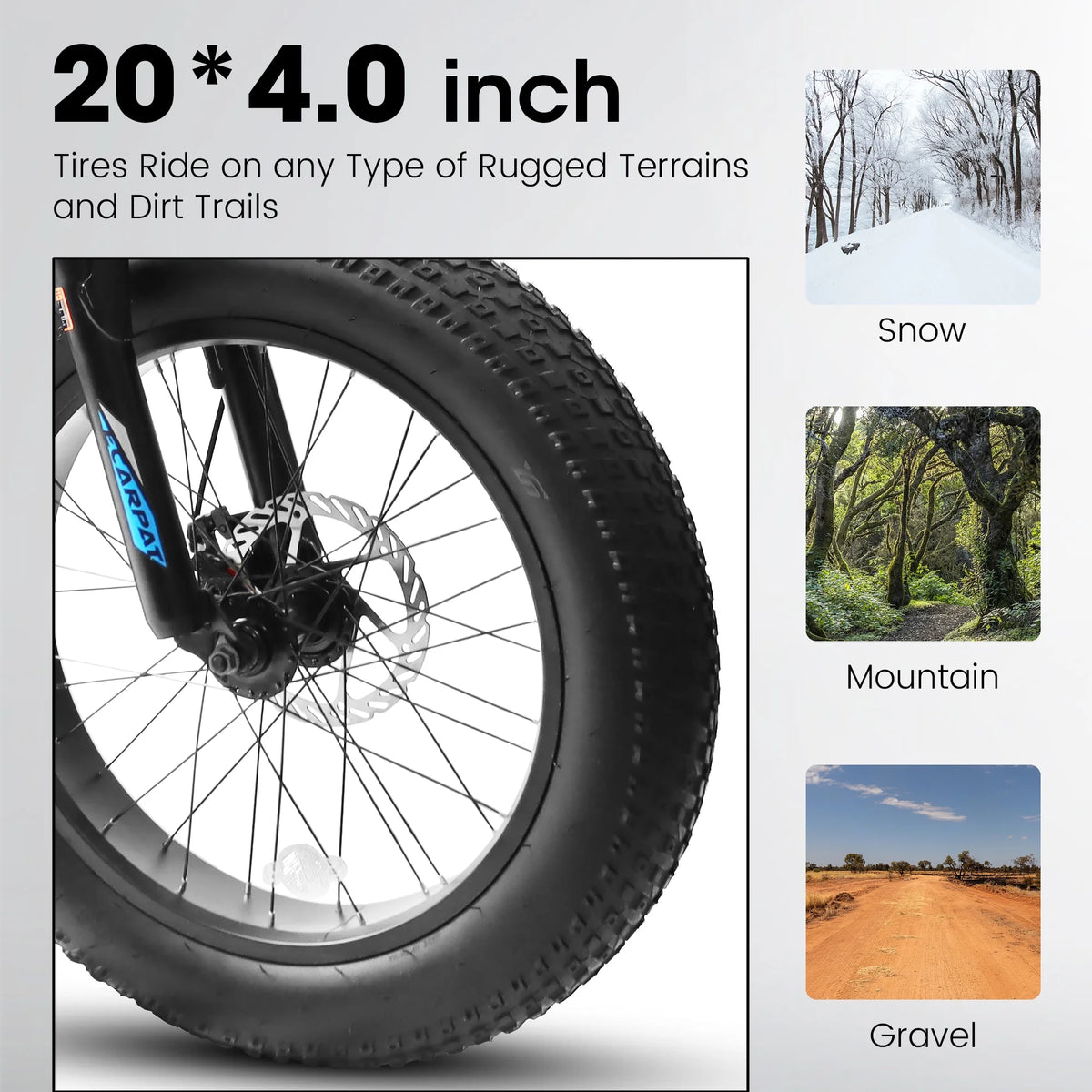 20 inch Black Kids Bike with Disc Brakes 7 Speed W130695