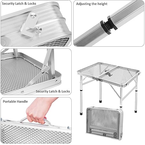 Small Black Folding Table U515684