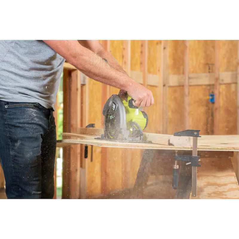 18V Brushless Cordless 7-1/4 in. Circular Saw Kit with Battery and Charger E75654