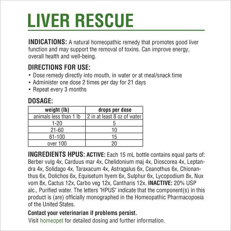 Liver Rescue Pet Supplies A650473
