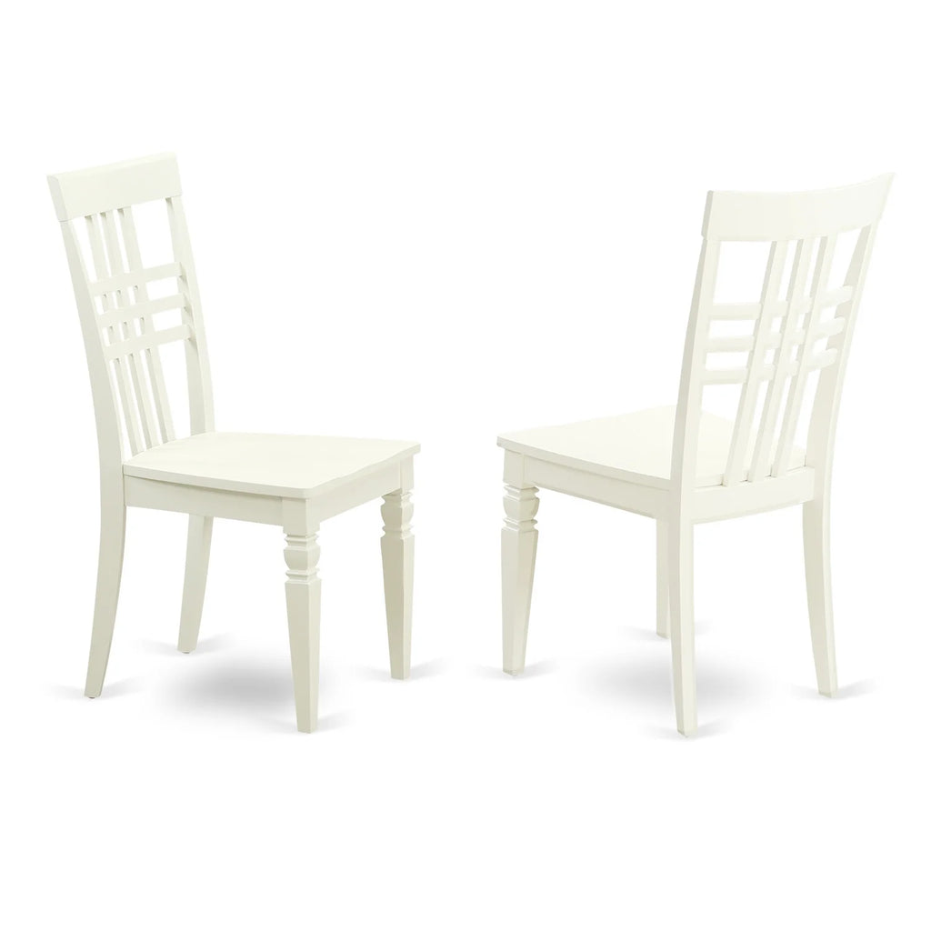 3 Pc Dining Table Set with Hard Wood Seat and Panel Back G201131