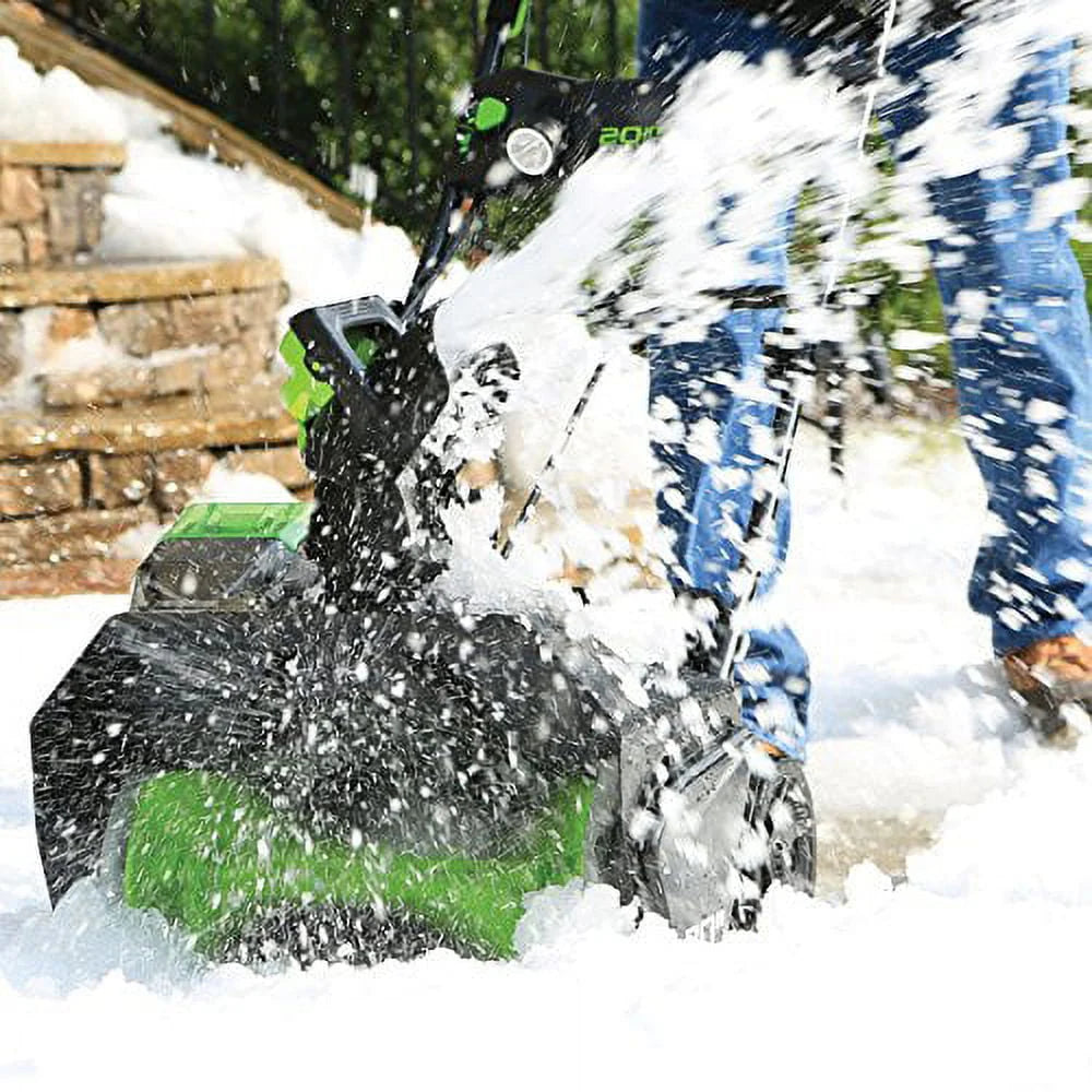 80-Volt 20-inch Battery Powered Push Snow Blower C6346