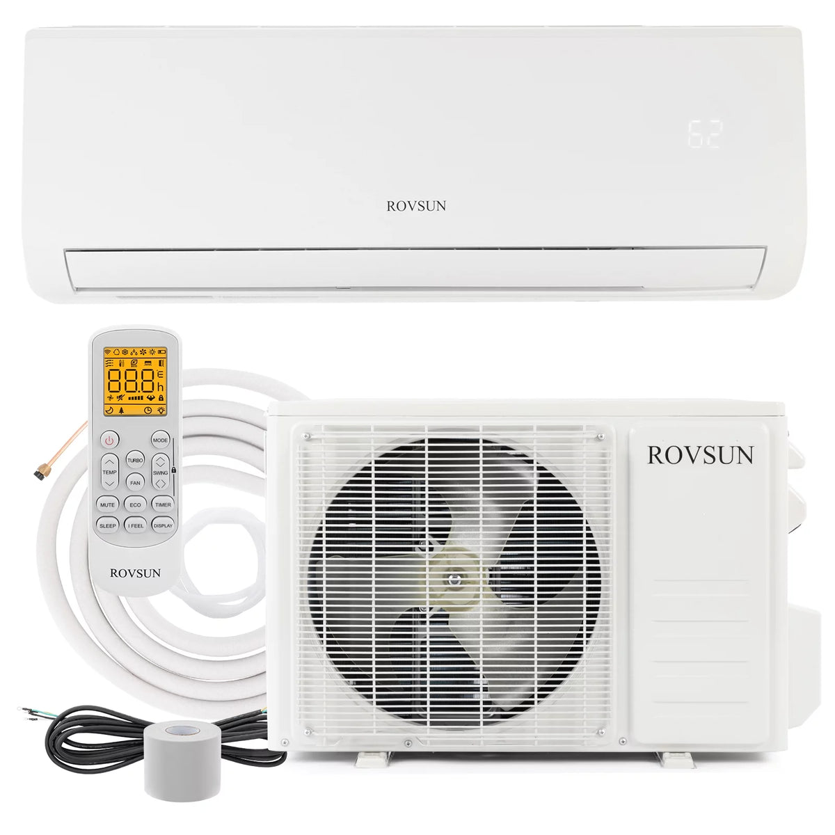 9,000 BTU Mini Split AC/Heating System with Inverter V484