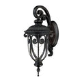 1-Light Matte Black Outdoor Wall Lantern C64898