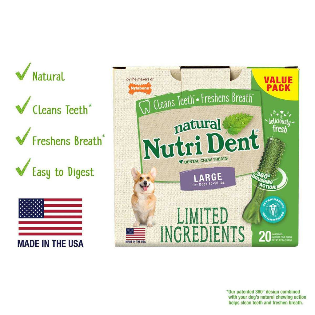 Natural Nutri Dent Fresh Breath Dental Chews M519