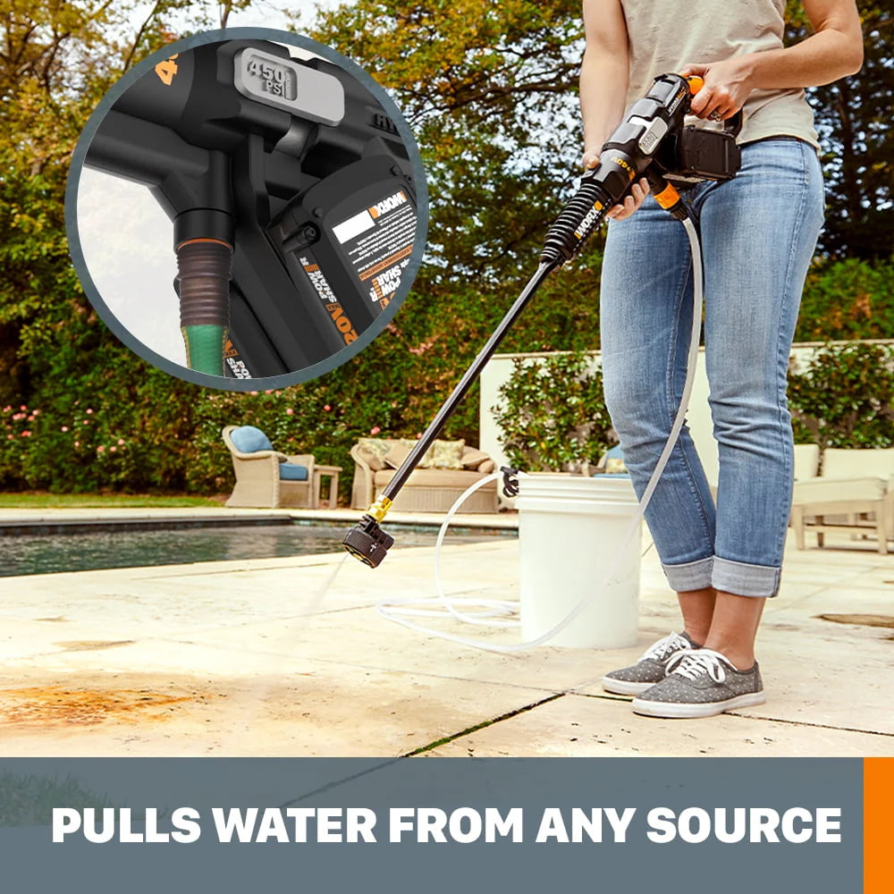 Cordless Power Washer Pressure Cleaner with Batteries W41055