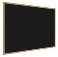 Wood Frame Oak Finish Recycled Rubber Tackboard P434