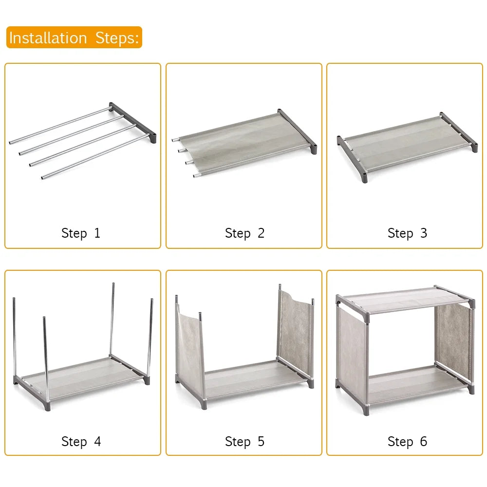 4-Tier Bookshelf Storage Organizer V50406