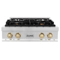 30 in. 4 Gas Burners Porcelain Rangetop Y7527