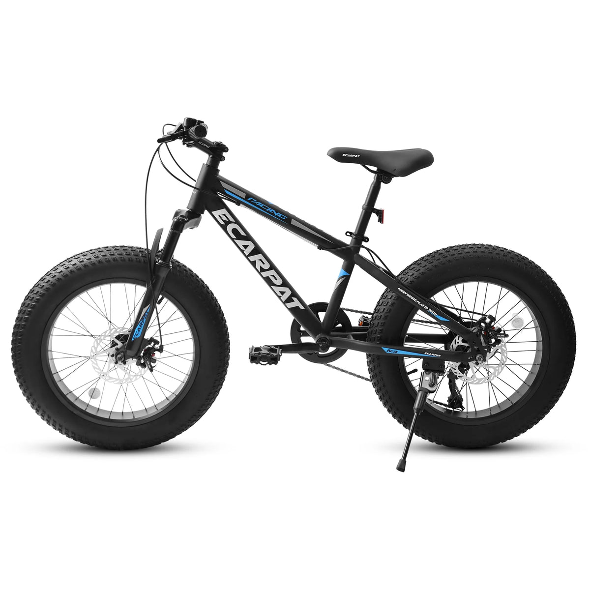 20 inch Black Kids Bike with Disc Brakes 7 Speed W130695