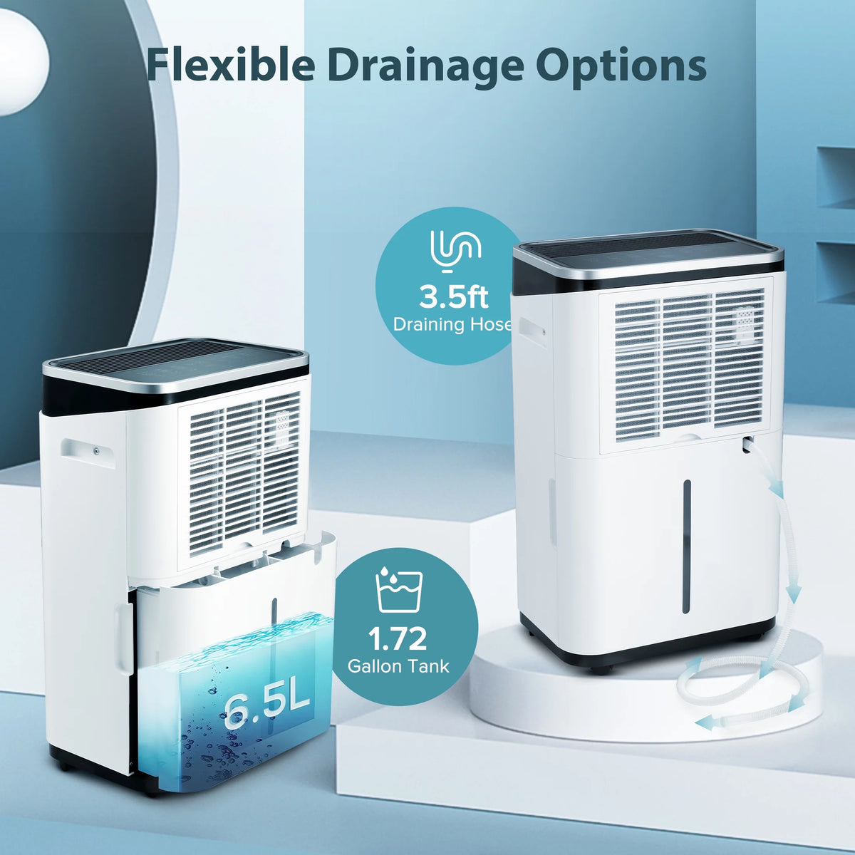 45 Pint Dehumidifier with Drain Hose S459514