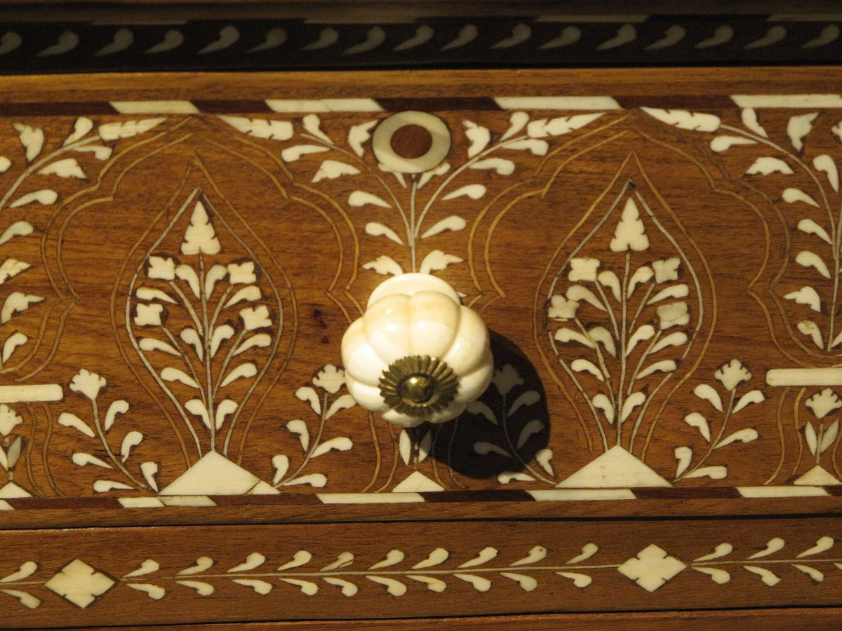 Bone Inlaid Chest of Drawers L115