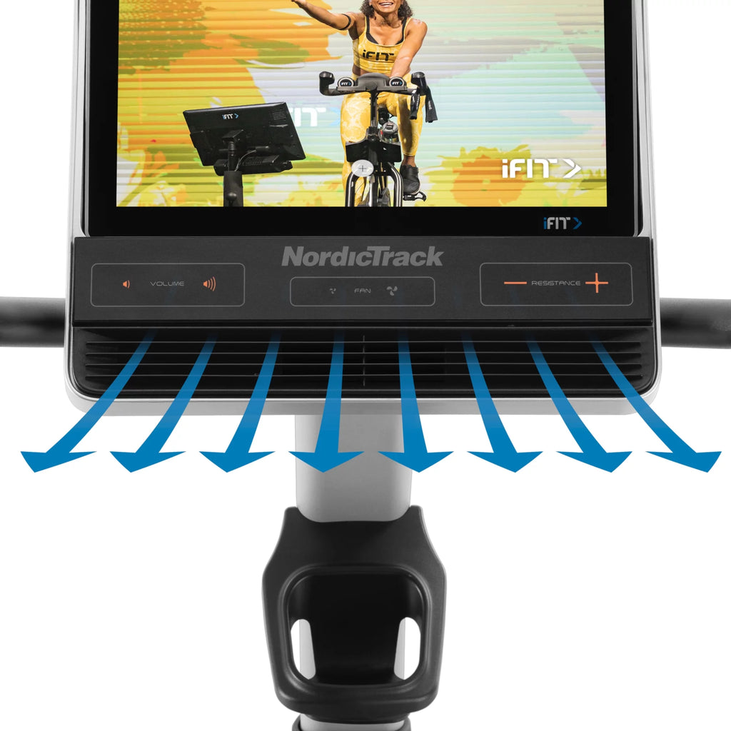 Recumbent Exercise Bike with 14” Touchscreen Y8445