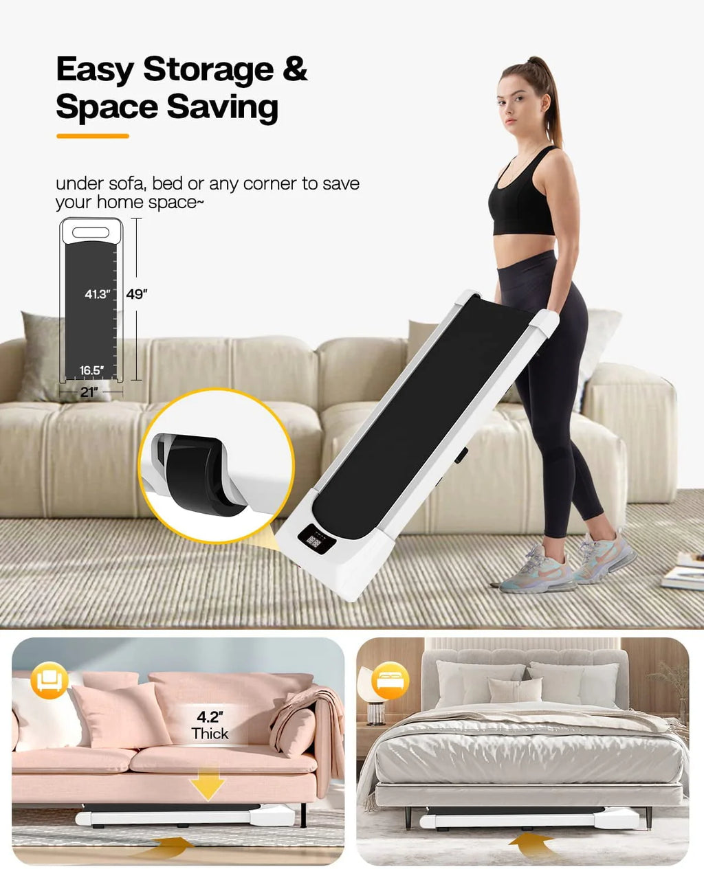 Portable Foldable Treadmill M93550