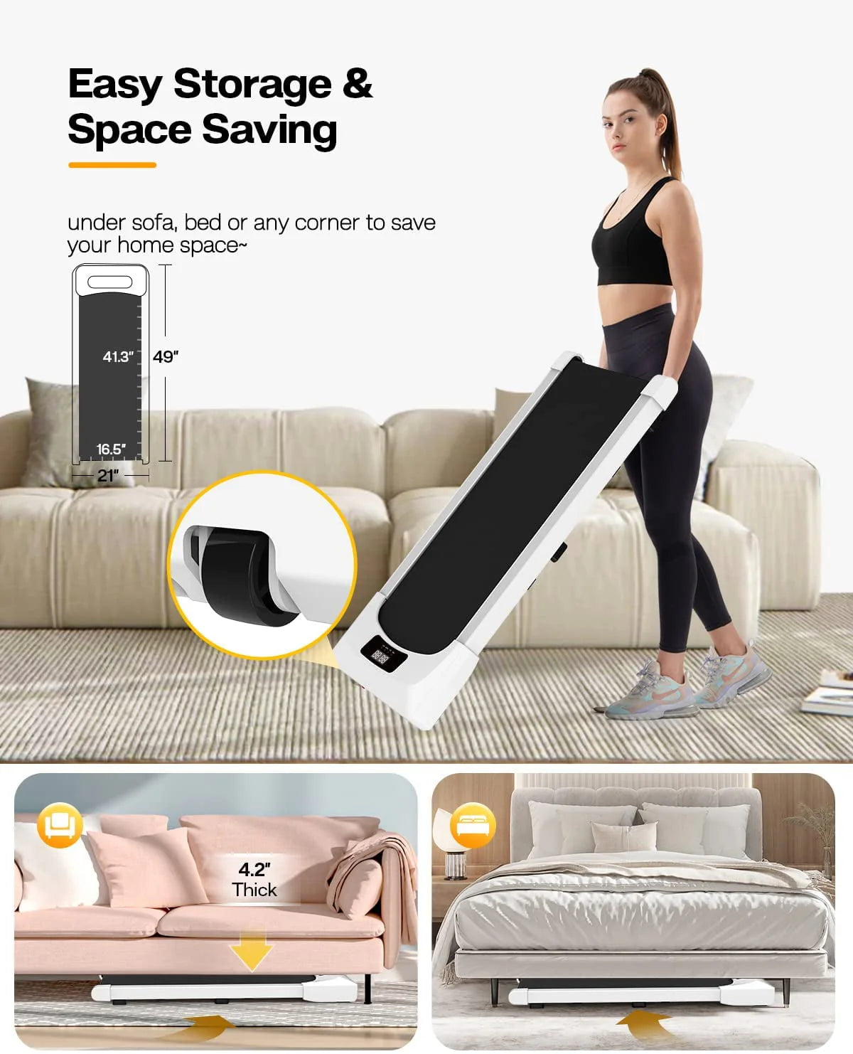 Portable Foldable Treadmill M93550