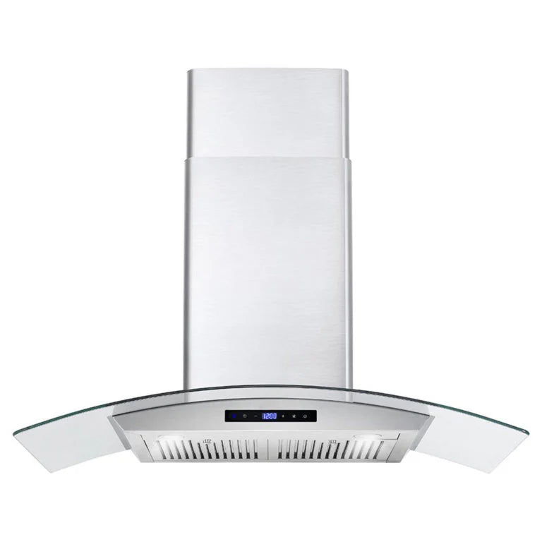 36 380 CFM Convertible Wall Mount Range Hood with Glass Canopy and Digital Touch Controls G9780