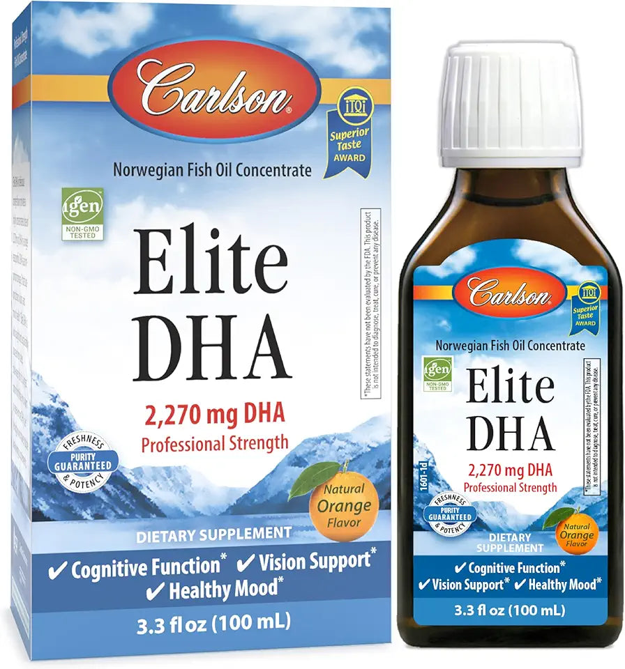 Norwegian Fish Oil Concentrate 2270 mg DHA Orange 100 mL J409908