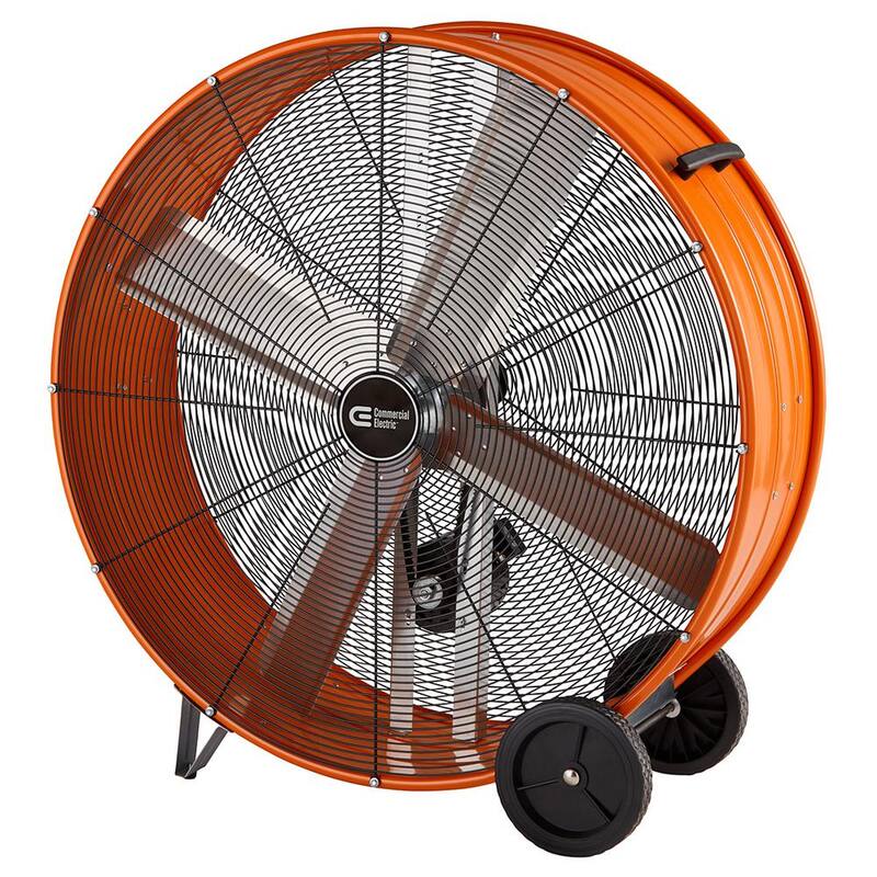 Heavy Duty 2-Speed Belt Drive Drum Fan I561
