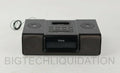 Black iPod Speaker Dock Dual Alarm Clock Radio U40916