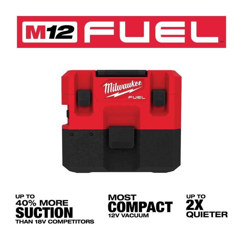 12-Volt Cordless Wet/Dry Vacuum and Impact Driver with Battery and Charger R581293