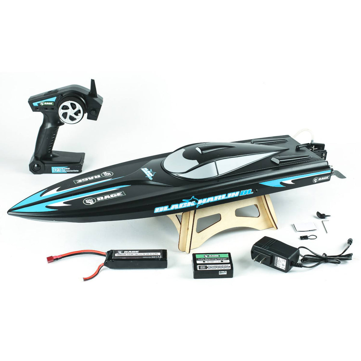 Black Brushless Boat E447