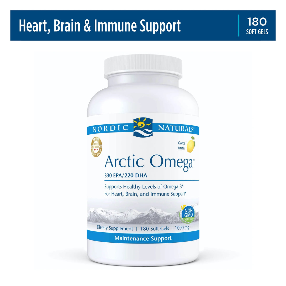 Lemon 690 mg Fish Oil Softgels J3574