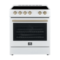 White Electric Range F588
