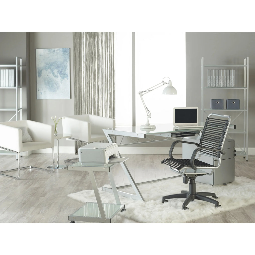 High Back Office Chair with Fixed Arm A9429